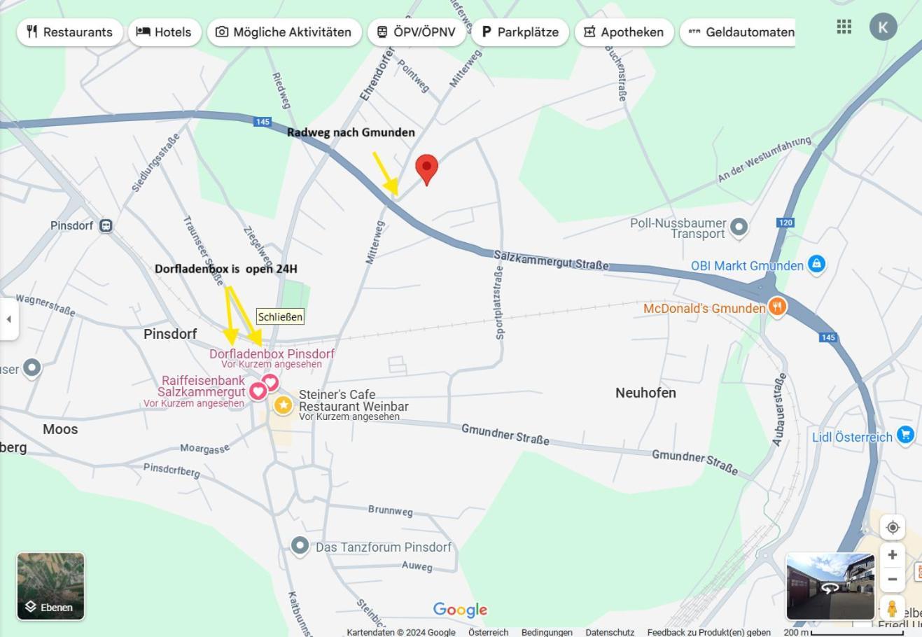 1 Zimmer Appartement Nahe Gmunden Top2 Pinsdorf 外观 照片